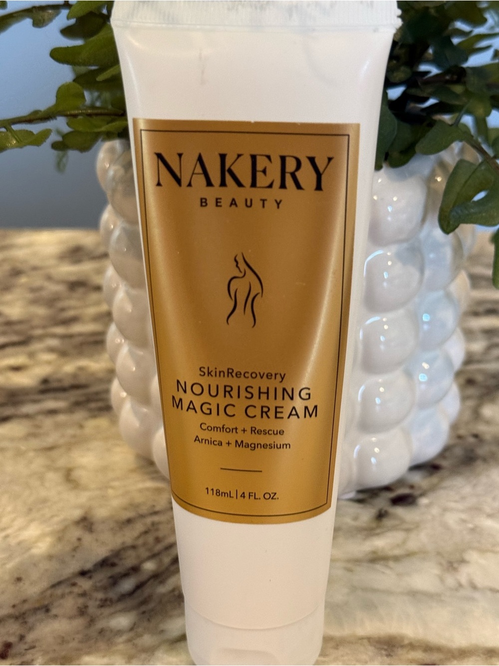 Nakery Beauty SkinRecovery Nourishing Magic Cream Arnica Magnesium 4 oz NEW